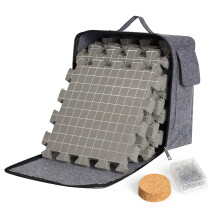 Mardili Blocking Mats for Knitting[9-Pack], Extra Thick Blocking Boards with Grids for Crochet Projects or Needlepoint, Knitting Mats with 100 T-pins