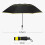 Large Windproof Golf Umbrella 49 Inch Automatic OneHand Open Foldable Durable Fiber Ribs Black 5