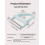 Stainless Steel Rolling Pin with Dough Cutter, Foldable NonStick Design for Effortless Baking 2