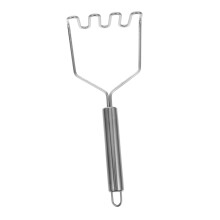 Stainless Steel Potato Masher with Ergonomic Grip for Vegetables Fruits, Rust Resistant, Dishwasher Safe
