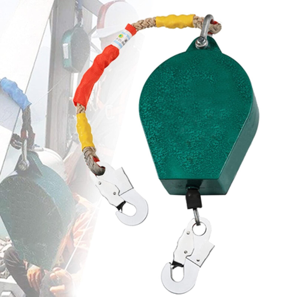 Self Retracting Lifeline 20M For Roof Work, Instant Fall Arrest Safety Harness Lanyard, Heavyduty Retractable Design 9070919384691