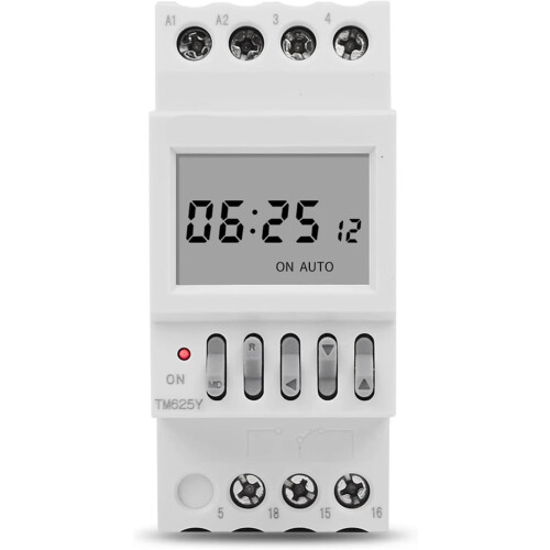 Programmable Timer Switch 220V DIN Rail Digital Time Relay with Automatic Loop Control and Instant Trigger 1