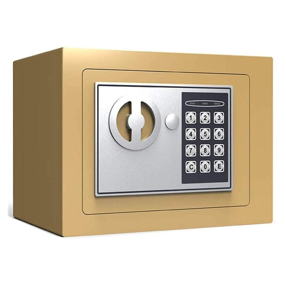 Safe Box With Digital Keypad Access, Steel Home Security Safe For Cash Jewelry Documents Office 9113335304727