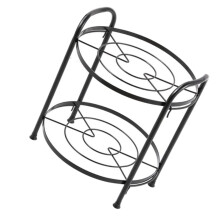 TwoLayer Pot Rack and Pan Organizer with Detachable Design for SpaceSaving Kitchen Storage