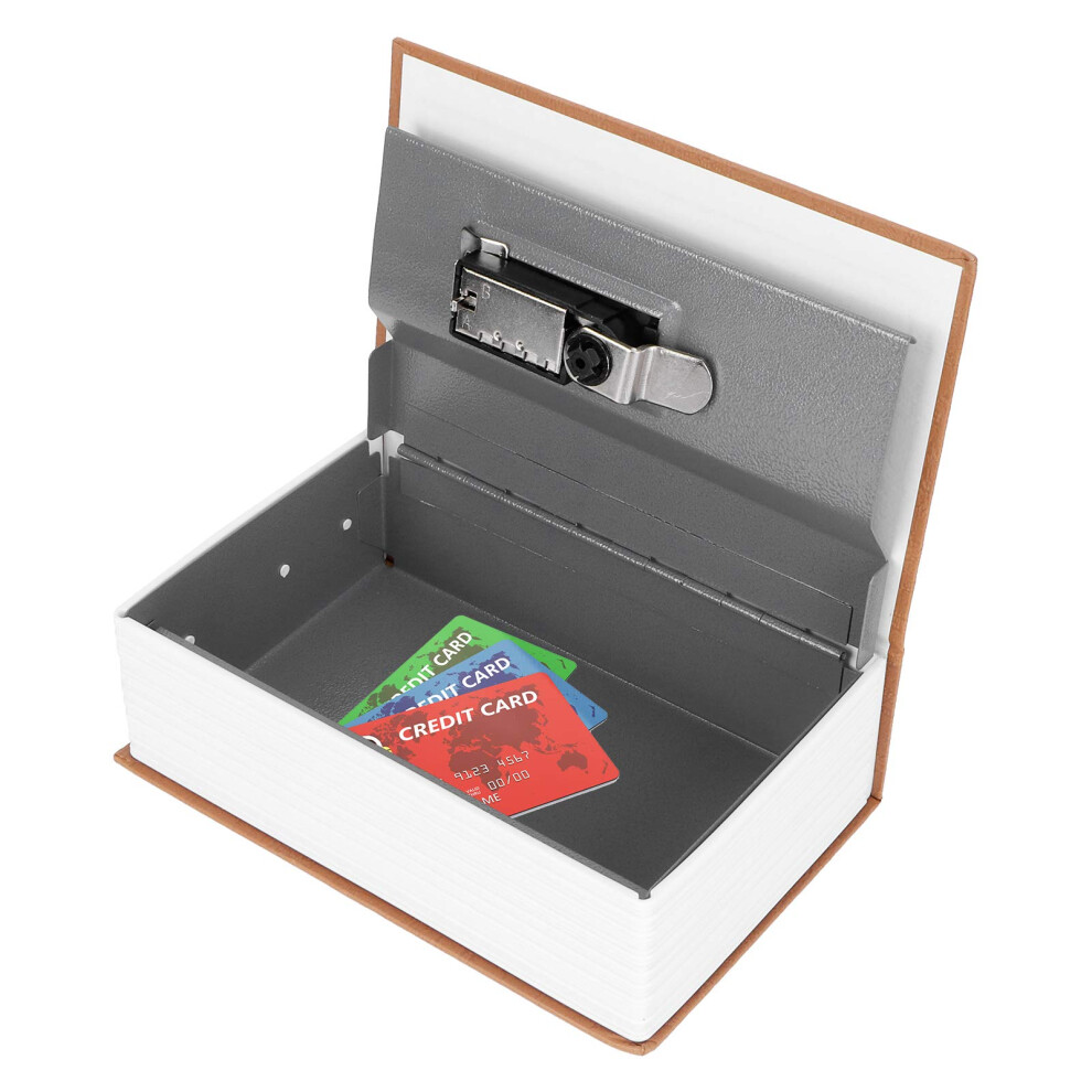 Hidden Book Safe With Combination Lock, Dictionary Safe Box For Cash And Jewelry, Durable Storage For Home 9070919384721