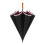 153CM Large Golf Umbrella Windproof DoubleLayer Canopy with Reflective Strip and Long Handle Red 1