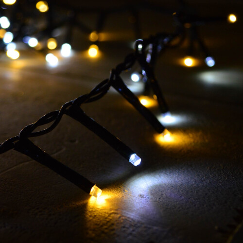 Premier Premier Decorations - 1000 Multi Action TreeBrights LED Lights with Timer - Warm White & White 1