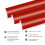 TECKWRAP Permanent Adhesive Vinyl 12" x 10ft, Matte Red 2