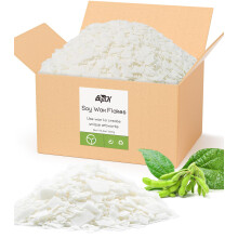 Soy Wax Flakes 5KG, BOYUJK Premium Natural Candle Wax, 100% Soy Wax for Candle Making from Organic Farm, No additives, Harmless and Pure