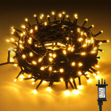 20M 200LED Christmas Tree Lights, 8 Modes Outdoor Fairy Lights Plug in, Waterproof Outdoor String Lights Mains Powered for Bedroom, Garden, Party,