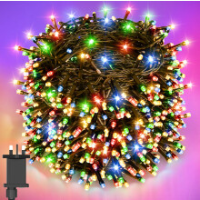 Etopgo Christmas String Lights, 400LED 40M Christmas Tree Lights Indoor & Outdoor Connectable Plug in 8 Modes Twinkle Fairy Lights for Indoor Room