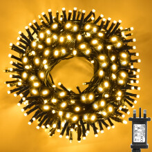 JTSIOV 30M 300LED Christmas Tree Lights, 8 Modes Christmas Lights Indoor/Outdoor, Waterproof Xmas Lights Mains Powered for Bedroom, Garden, Party,