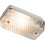 Knightsbridge IP65 Bulkhead Lamp Holder with Clear Prismatic Diffuser and Aluminium Base, E27, 100 W, White 1