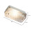 Knightsbridge IP65 Bulkhead Lamp Holder with Clear Prismatic Diffuser and Aluminium Base, E27, 100 W, White 2