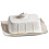 Ceramic Butter Dish with Lid Rectangular Heat Resistant Butter Keeper for Kitchen and Home 1