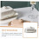Ceramic Butter Dish with Lid Rectangular Heat Resistant Butter Keeper for Kitchen and Home 5