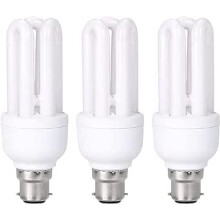 FanciBuy Energy Saving Light Bulbs, 11W CFL Low Energy Light Bulbs Bayonet, B22 / BC/ Bayonet Cap Incandescent Light Bulb, 660 Lumens, Warm White