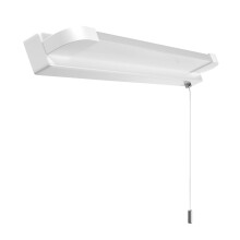 Luxvista LED Bathroom Mirror Light with Pull Cord Switch 7W, IP44 Waterproof Bathroom Wall Light with Pull Cord, Wall Light Over Mirror Lamp for