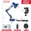 TEKLED? LED Desk Lamp | Adjustable Swing Arm | Replaceable E27 Edison Screw Bulb Holder | Flexible Table Clamp | for Bedside Reading Office Work 2