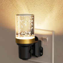 JandCase Night Light Plug in Wall, Plug in Night Light with Dusk to Dawn Sensor, 3000K Warm White, 0-100LM Brightness, 1W LED NightLight Kids Energy