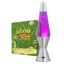 Blob Lamps? Liquid Motion Lamp Vintage Pink Wax Purple Liquid Polished Metal Base & Cap 14.5? Mood Lamp Light