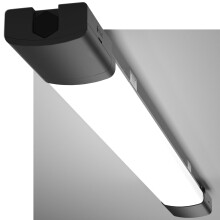 Amdelne LED Batten Light 2ft, IP65 Waterproof Ceiling Light, 6000K Daylight LED Garage Lighting, Linkable Plug in Strip Lights for Shed, Loft,