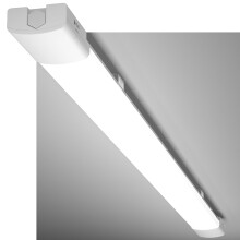 Amdelne LED Batten Light 5ft, 6000K Daylight LED Ceiling Light, IP65 Garage Lighting, Linkable Plug in Strip Lights for Shed, Loft,Kitchen, Office,
