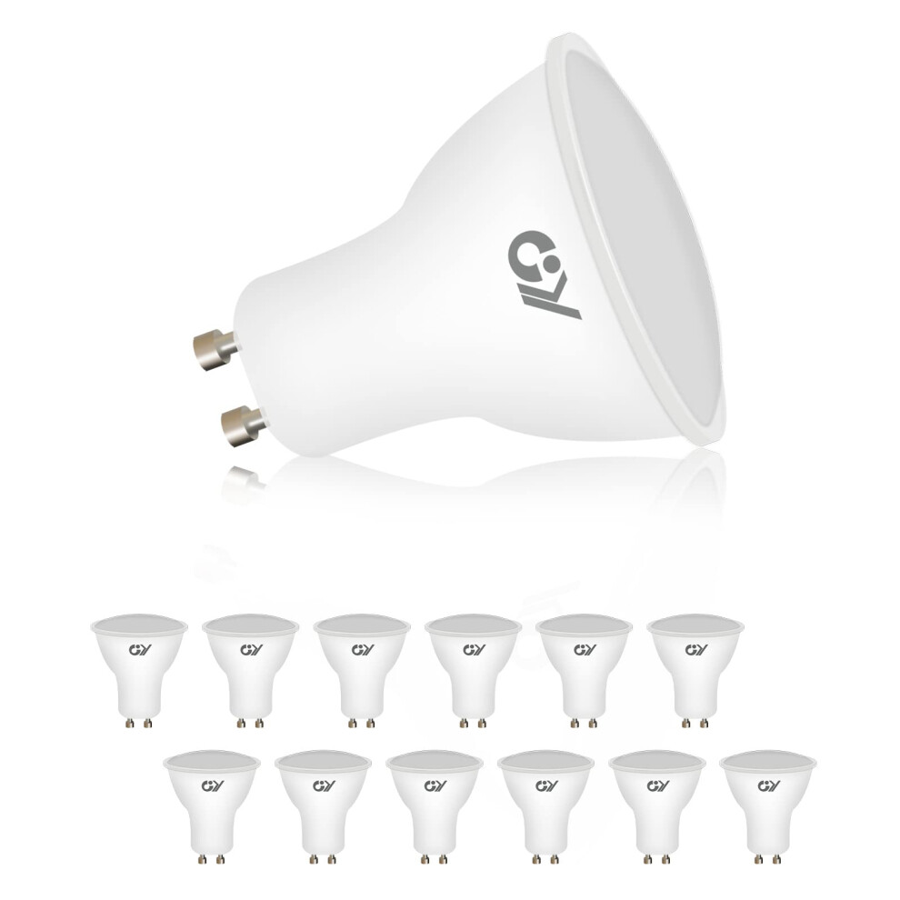 Gy Gu10 Led Bulbs 12 Pack Warm 2700K,8W 800Lm Energy Saving Bulbs,Equivalent To 80W 120? Wide Beam For Ceiling Non-Dimmable White/Light