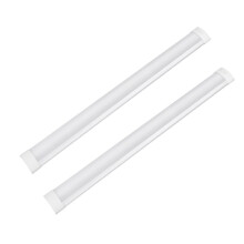 T&K TO-KING 2-Pack 4FT LED Batten Light,PC Body,40W 4000LM 6500K,Low Profile Wall/Ceiling Surface Mounted Fitting for