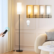 Aooshine Floor Lamps for Living Room, 64" Modern Floor Lamp with Remote Control and Stepless Dimmable Colors Temperature & Brightness, Standing Lamps