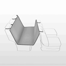 Trixie 1313 Protective Car Blanket, 1.45 ? 1.60 m, Light Grey/ Black