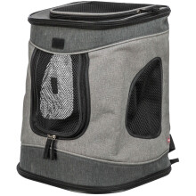 Trixie Rucksack Timon, 34 ? 44 ? 30 cm, schwarz/grau