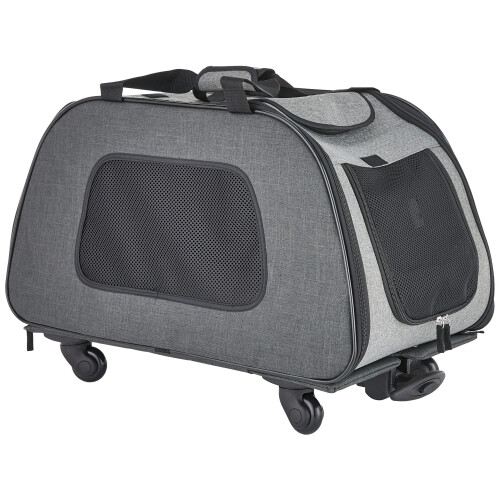 Trixie Trixie Nylon Trolley, 34 43 67 cm, Black/ Grey