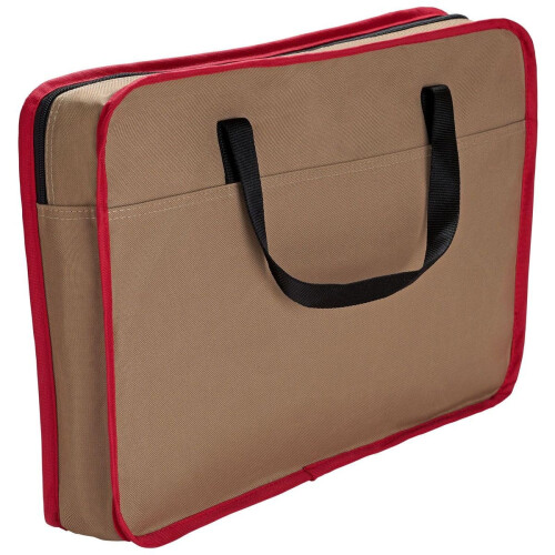 Hunter HUNTER Kansas Carry Bag, Beige/Red 2