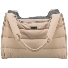 TRIXIE transport bag Gina for dogs in beige/grey ? practical carrier bag for transporting your pet ? modern & timeless design ? 28849
