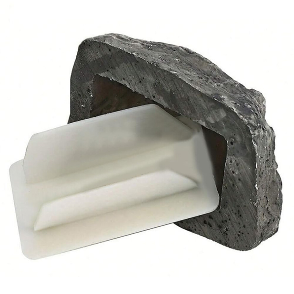 Fake Rock Key Holder With Realistic Stone Look, Weatherproof Resin Outdoor Hidden Key Safe 9070919385902
