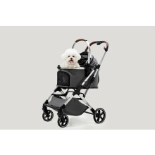 JoPet Pet Stroller for Small and medlium Dogs, Aluminum Alloy Frame, Dog cat Stroller, Foldable carts, Carrier, One-Hand Automatic Folding, Quick