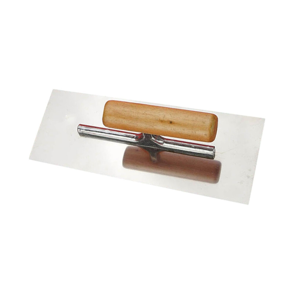 Stainless Steel Plastering Trowel 9.45X3.94in Ergonomic Grip Drywall Trowel With Square Corner 9053599768241