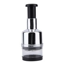 Garlic Press and Vegetable Chopper Stainless Steel Onion Crusher MultiFunction Easy Clean Kitchen Tool
