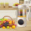 1400ML Multifunctional Soy Milk Maker, Auto Heating, Compact 12x4.7in 1