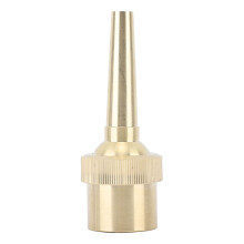 Adjustable Brass Fountain Nozzle with Spherical Joint, Wide Spray Coverage for Garden Pond