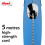flexi flexi New Classic Cord Retractable Lead Blue Medium 5m 20kg 3