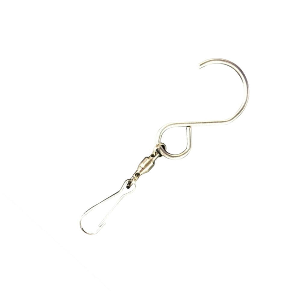 10 Pack Stainless Steel Rotating S Hooks 360 Swivel Tangle Hanging For Wind Chimes Indoor Outdoor 9070919386176