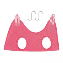 3X Pet Grooming Hammock for Bathing and Nail Trimming, Breathable Pink Sling for Cats and Dogs