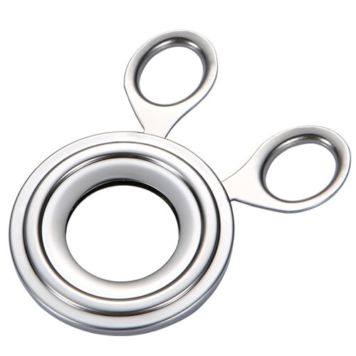Egg Shell Cutter Stainless Steel Boiled Egg Topper for Precision Shell Removal, Silver Kitchen Tool