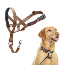 HALTI Headcollar - Stop Your Dog Pulling on the Lead. Adjustable, Reflective and Lightweight, with Padded Nose Band. Dog Training Anti-Pull Collar for