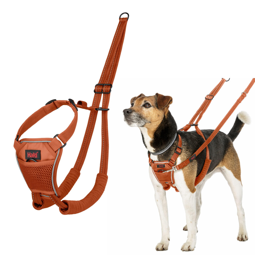 Halti No Pull Harness - To Stop Your Dog Pulling On The Leash. Adjustable, Lightweight And Easy To Use. Reflective Dog Training Harness For Small Dogs
