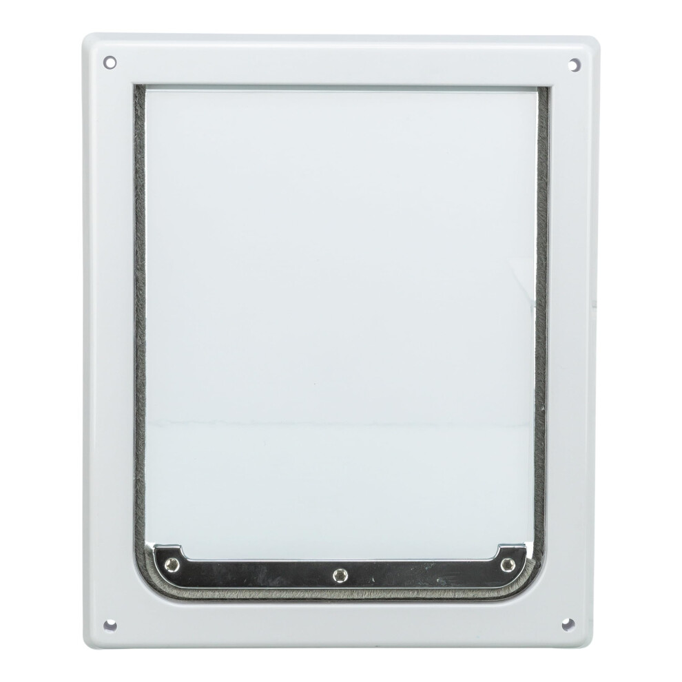 Trixie 2-Way Dog Flap, 30 X 36 Cm, White