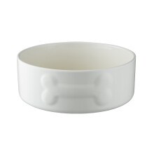 Mason Cash Colour Mix Cream Dog Bowl 20cm |1.5 Litre Capacity |Stoneware Pet Bowl for Food & Water | Dishwasher, Freezer & Microwave Safe