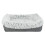 Trixie Harvey Bed, Square, 60 ? 50 cm,Grey and White-Black 1